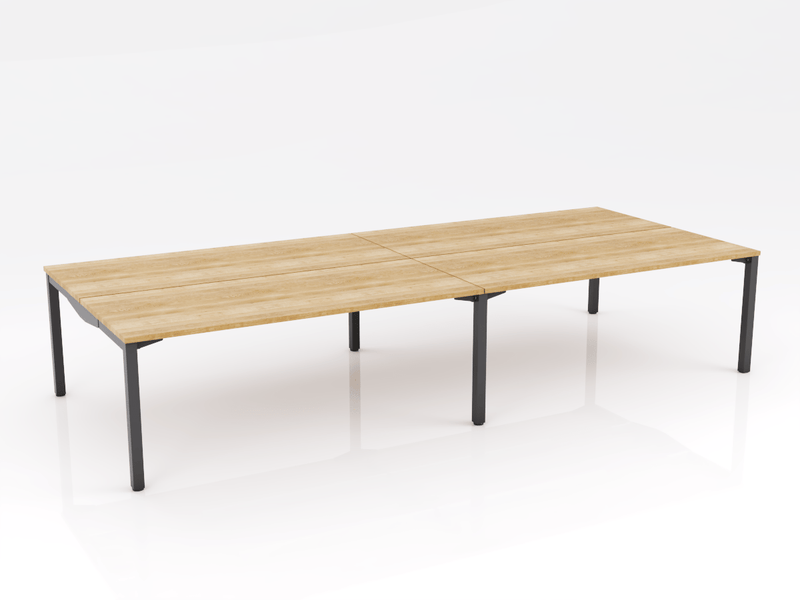 Axis Stretch 4 Person Double Sided Desk
