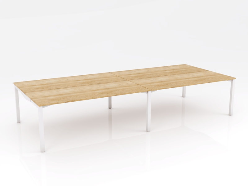 Axis Stretch 4 Person Double Sided Desk