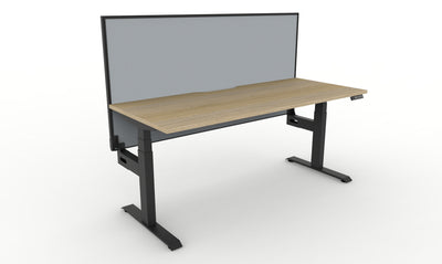 Boost Plus Electric Height Adjustable Single Sided Workstation
