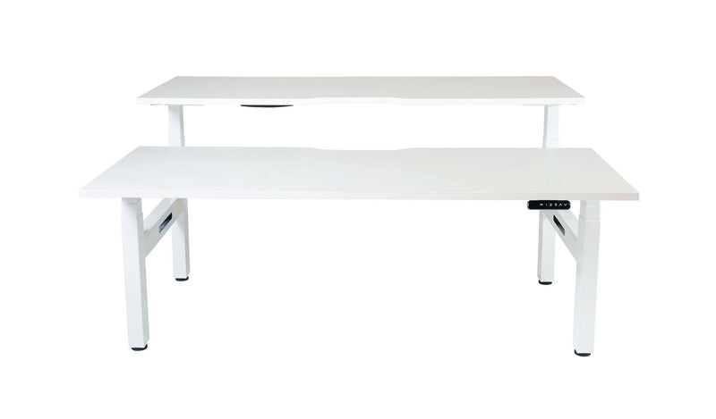 Boost Plus Electric Height Adjustable 2 Person Double Sided Workstation