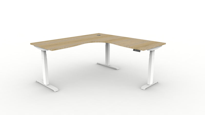 Boost Plus Electric Height Adjustable Corner Workstation