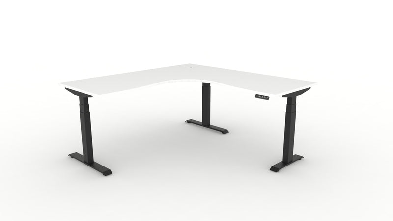 Boost Plus Electric Height Adjustable Corner Workstation