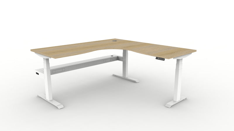 Boost Plus Electric Height Adjustable Corner Workstation