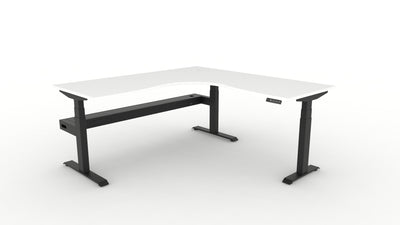 Boost Plus Electric Height Adjustable Corner Workstation