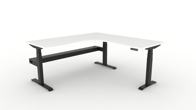 Boost Plus Electric Height Adjustable Corner Workstation