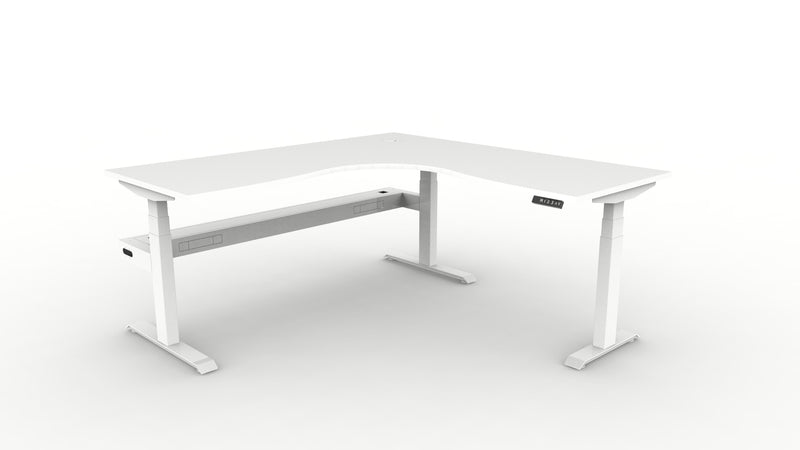 Boost Plus Electric Height Adjustable Corner Workstation