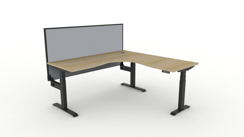Boost Plus Electric Height Adjustable Corner Workstation