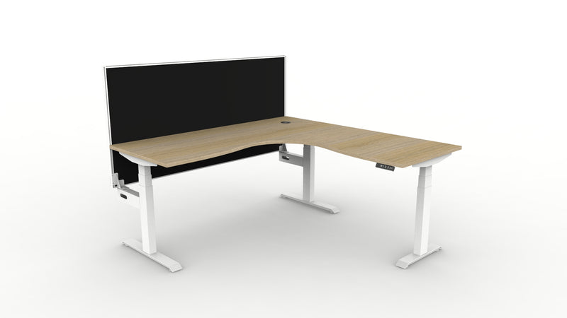 Boost Plus Electric Height Adjustable Corner Workstation