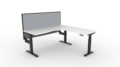 Boost Plus Electric Height Adjustable Corner Workstation