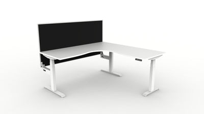 Boost Plus Electric Height Adjustable Corner Workstation