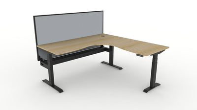 Boost Plus Electric Height Adjustable Corner Workstation