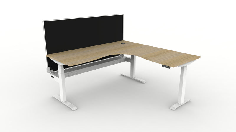 Boost Plus Electric Height Adjustable Corner Workstation