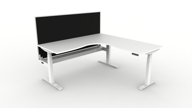 Boost Plus Electric Height Adjustable Corner Workstation