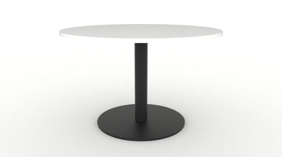 1200mm Dia x 755mm H / Natural White / Black