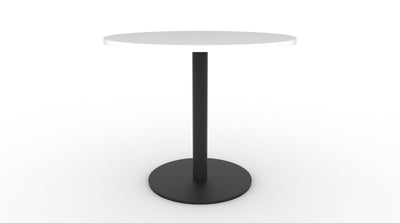 900mm Dia x 755mm H / Natural White / Black