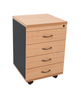Rapid Worker 4 Drawer Mobile Pedestal