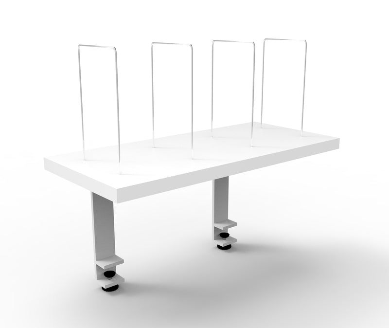 Desk & Clamp Mounted Shelves