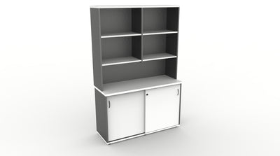 Rapid Worker Credenza & Hutch Combo