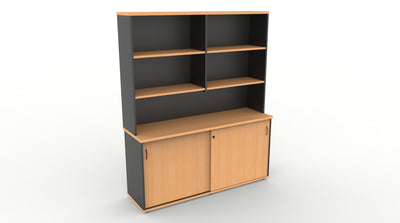 Rapid Worker Credenza & Hutch Combo