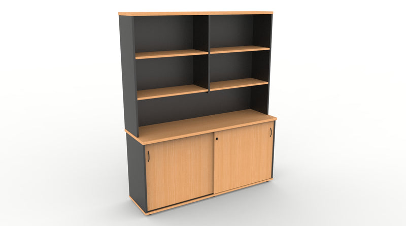 Rapid Worker Credenza & Hutch Combo