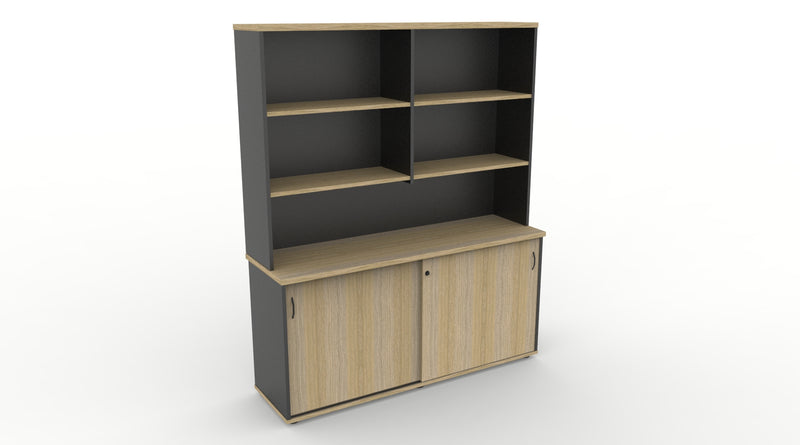 Rapid Worker Credenza & Hutch Combo