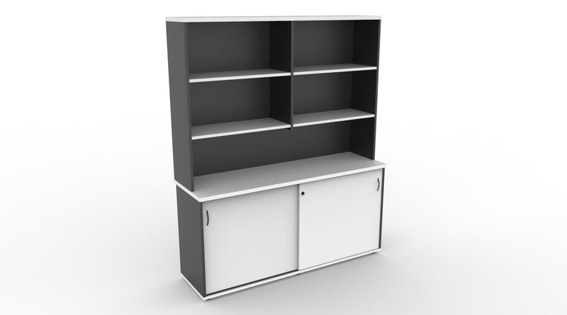 Rapid Worker Credenza & Hutch Combo