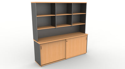 Rapid Worker Credenza & Hutch Combo