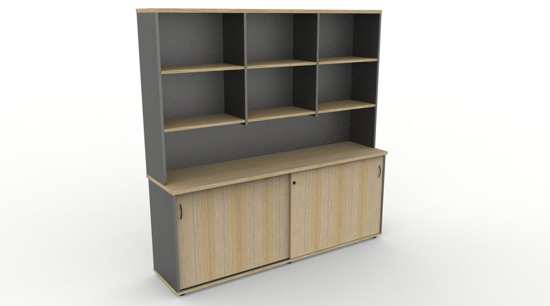 Rapid Worker Credenza & Hutch Combo