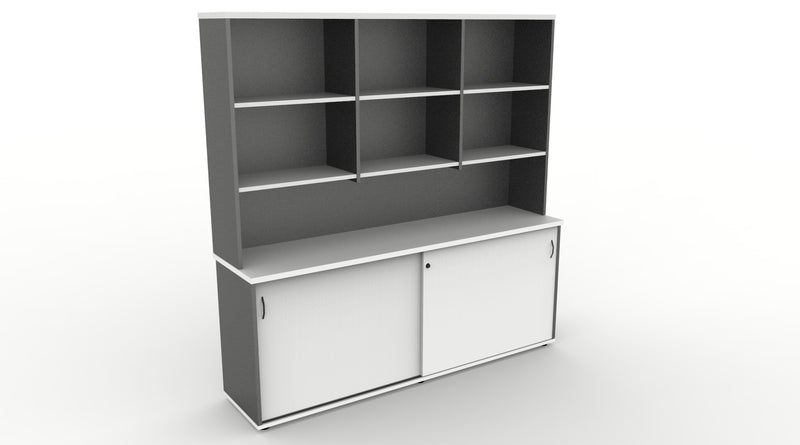 Rapid Worker Credenza & Hutch Combo