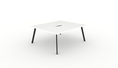 Deluxe Eternity 2 Person Back To Back Workstation - No Screen