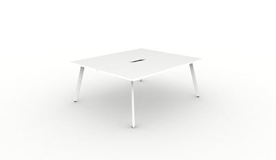 Deluxe Eternity 2 Person Back To Back Workstation - No Screen