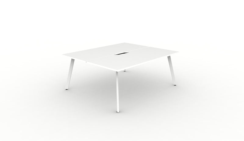 Deluxe Eternity 2 Person Back To Back Workstation - No Screen
