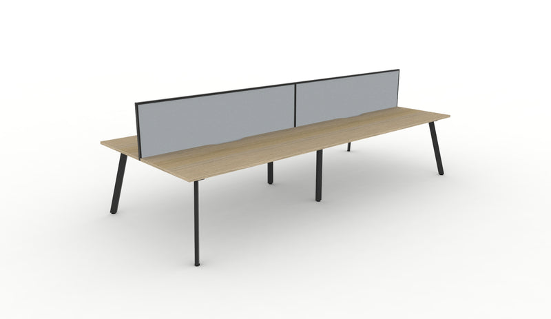 Deluxe Eternity Back To Back Workstations - With Screen