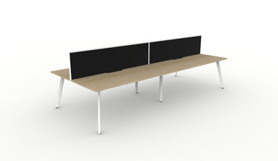 Deluxe Eternity Back To Back Workstations - With Screen