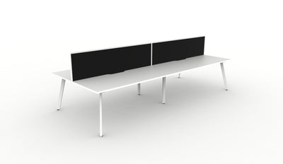 Deluxe Eternity Back To Back Workstations - With Screen