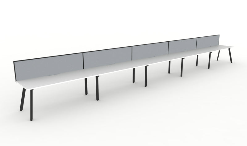 Deluxe Eternity Single Sided Workstations - With Screen