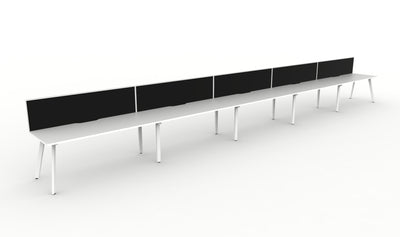 Deluxe Eternity Single Sided Workstations - With Screen