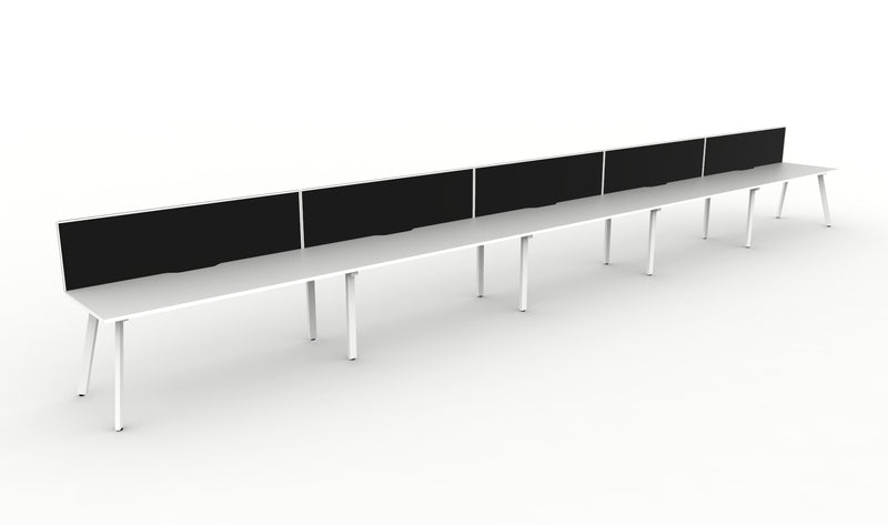Deluxe Eternity Single Sided Workstations - With Screen
