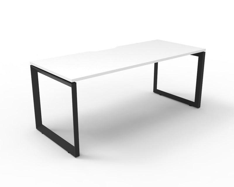 Deluxe Infinity Loop Leg Single Sided Workstations - No Screen