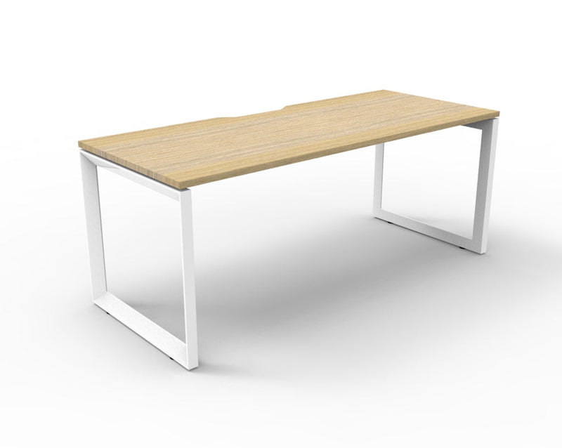 Deluxe Infinity Loop Leg Single Sided Workstations - No Screen