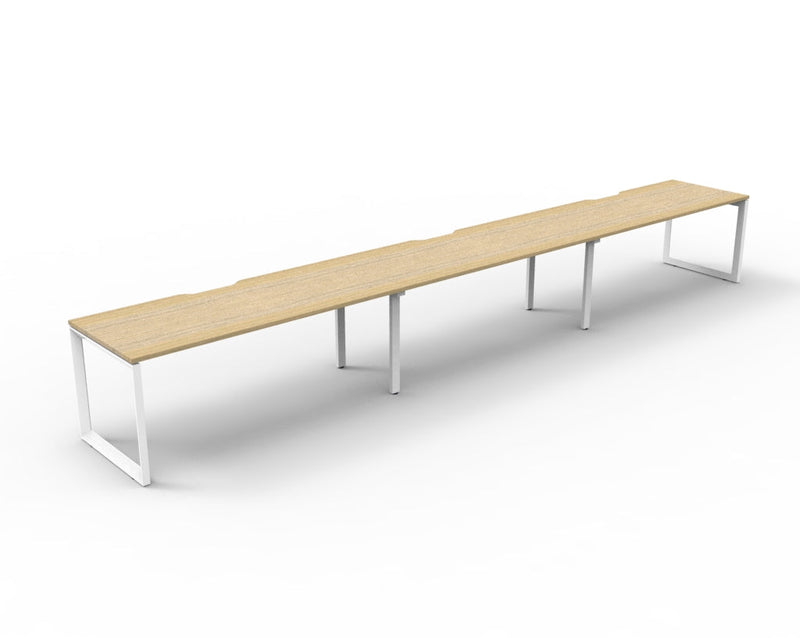 Deluxe Infinity Loop Leg Single Sided Workstations - No Screen
