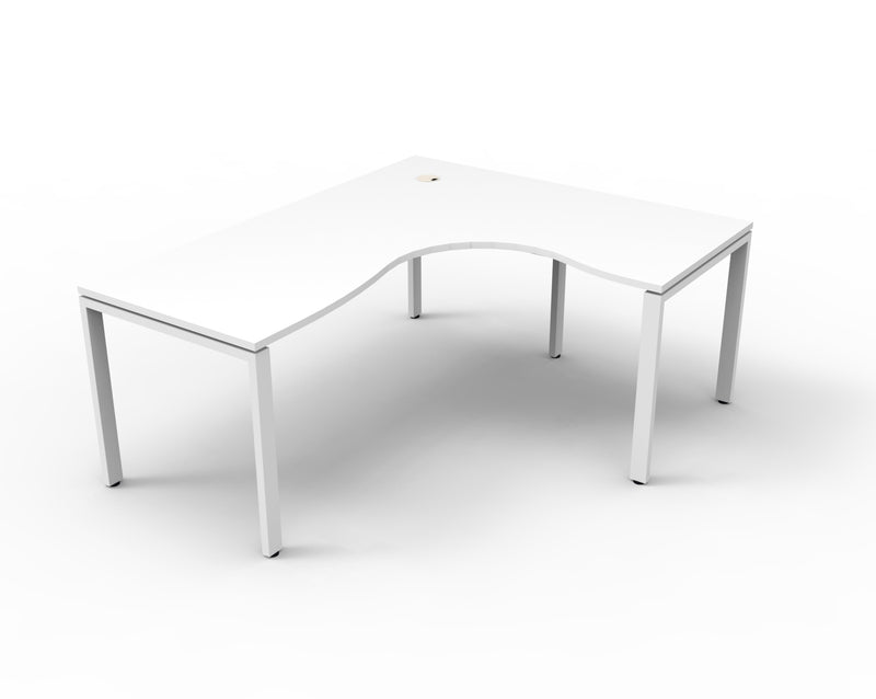 Deluxe Infinity Profile Leg Corner Workstation
