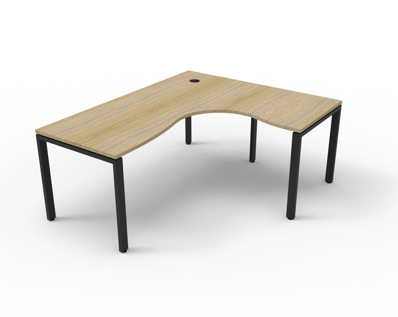 Deluxe Infinity Profile Leg Corner Workstation