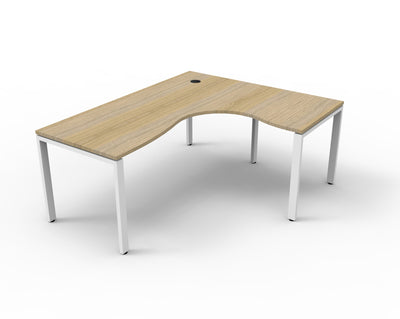Deluxe Infinity Profile Leg Corner Workstation