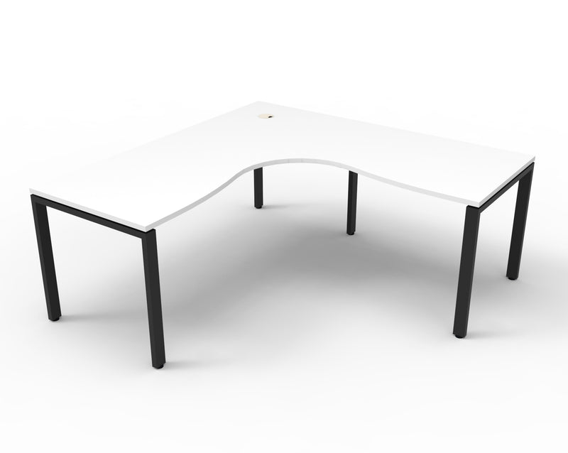 Deluxe Infinity Profile Leg Corner Workstation