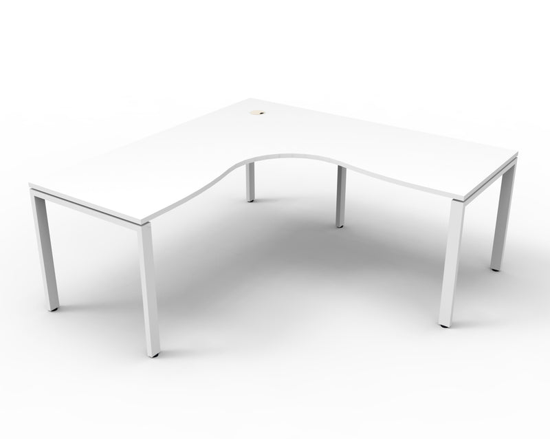Deluxe Infinity Profile Leg Corner Workstation