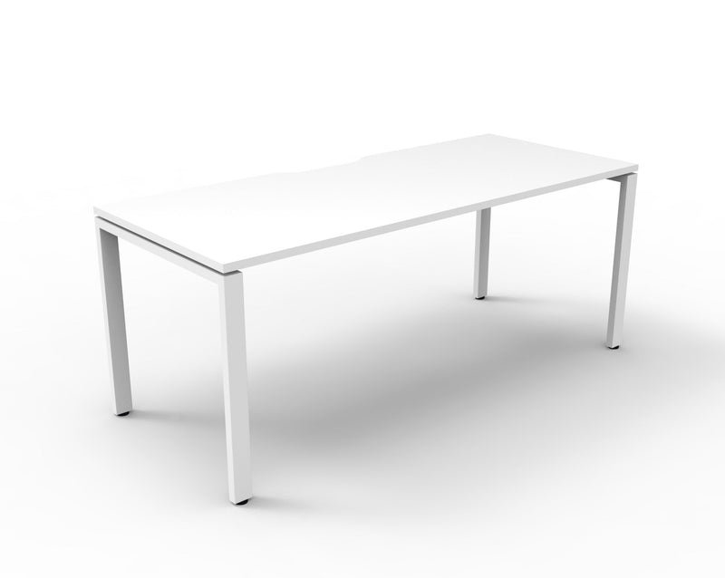 Deluxe Infinity Profile Leg Single Sided Workstations - No Screen