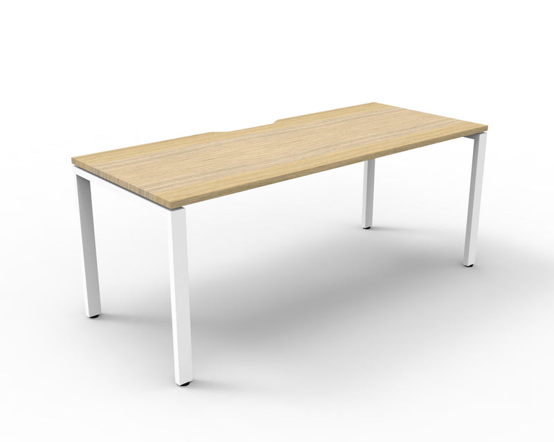 Deluxe Infinity Profile Leg Single Sided Workstations - No Screen