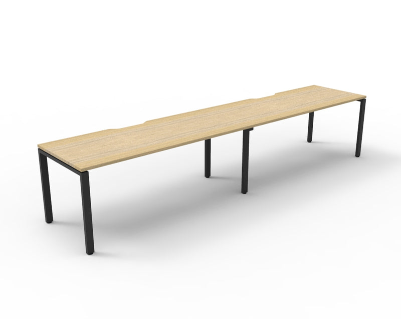 Deluxe Infinity Profile Leg Single Sided Workstations - No Screen