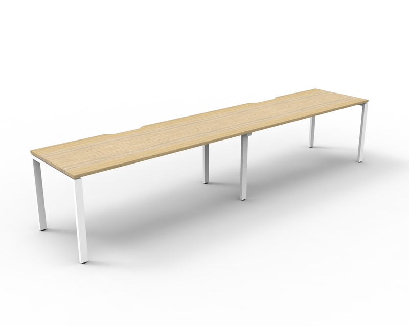 Deluxe Infinity Profile Leg Single Sided Workstations - No Screen